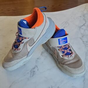 Nike Kids' All Conditions Play Grey & Orange Athletic Shoes